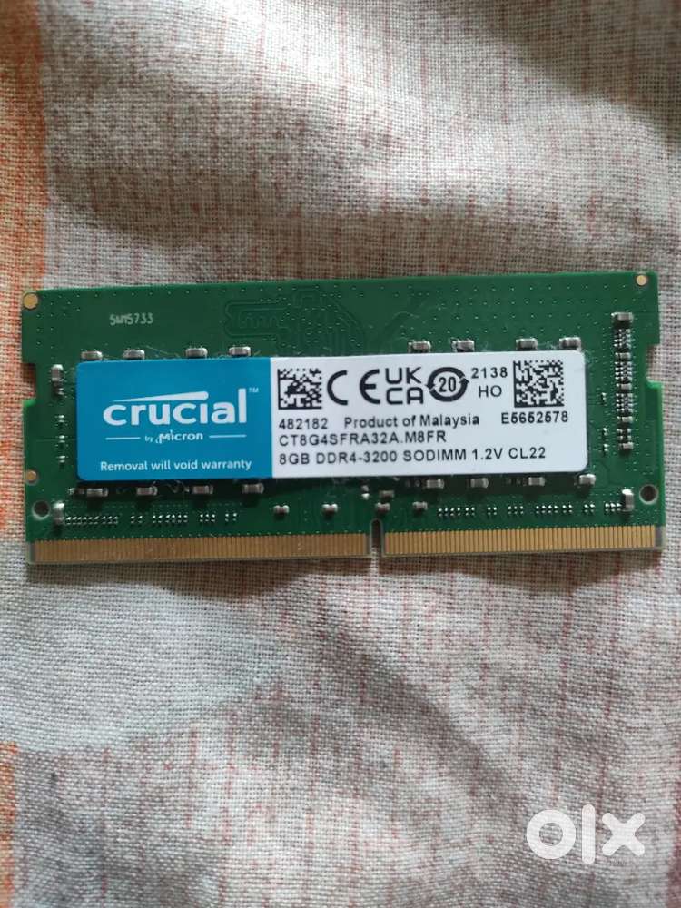 2x8gb Ddr4 3200mhz ram, 16gb set (crucial by micron)