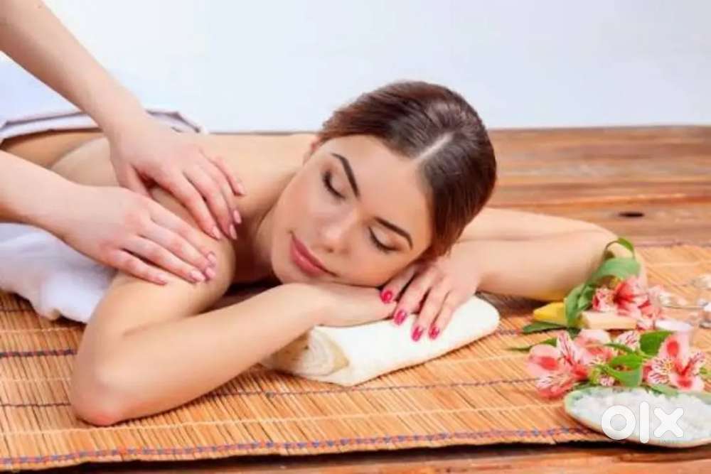 Female spa therapist