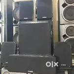 Yamaha 5.1 with Passive Subwoofer + 5 Bookshelf/Surround Speakers