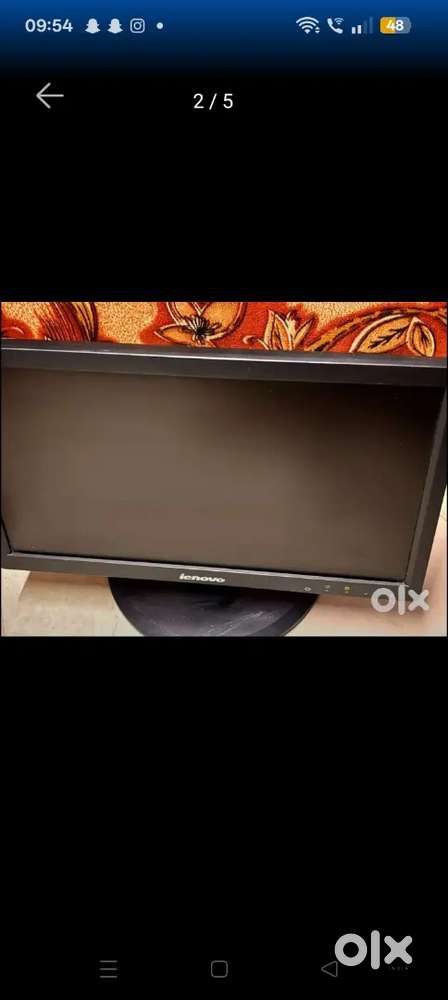 Lenovo Think vision monitor 19 inch in good condition