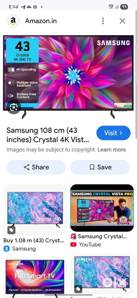 Samsung uhd 43 led tv