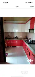 3 Bhk 1710 sqft Semi Furnished Flat for Sale.