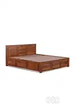 Sheesham king size bed without mattress