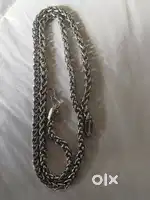 Men silver Toned chain