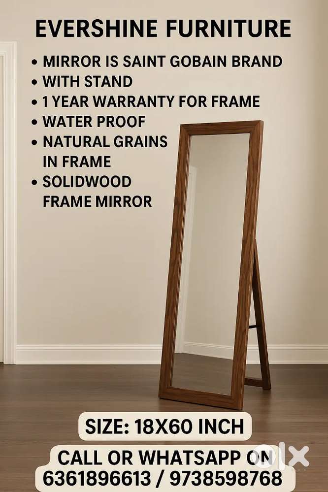 Brand new standing mirror