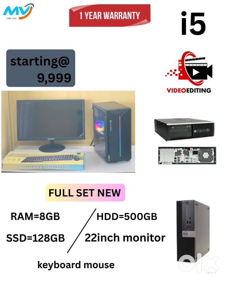 Offer Sales  CPU - new Process  Monitor  Keyboard Mouse
