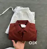 Linen pant with shirt combo set