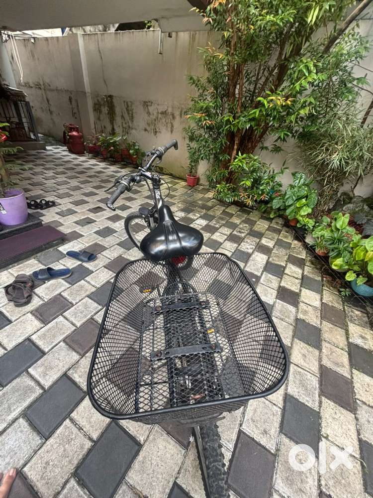 Attached basket in the back, only one year old