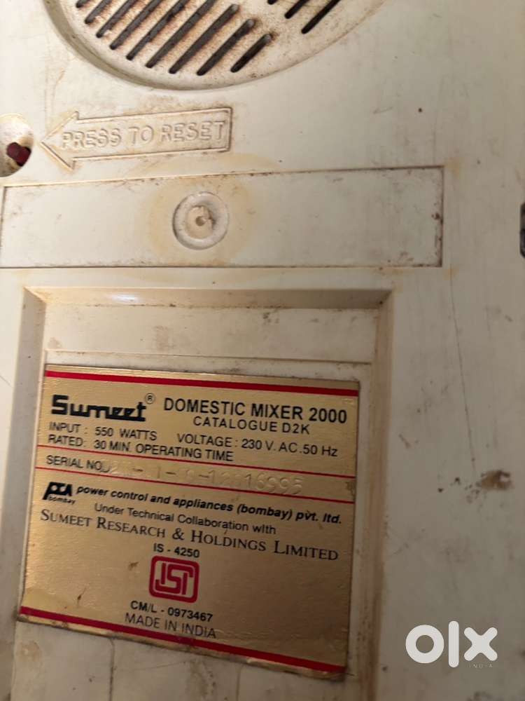 Sumeet mixer grinder