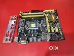 Asus B85M-G motherboard perfect working and new looking condition