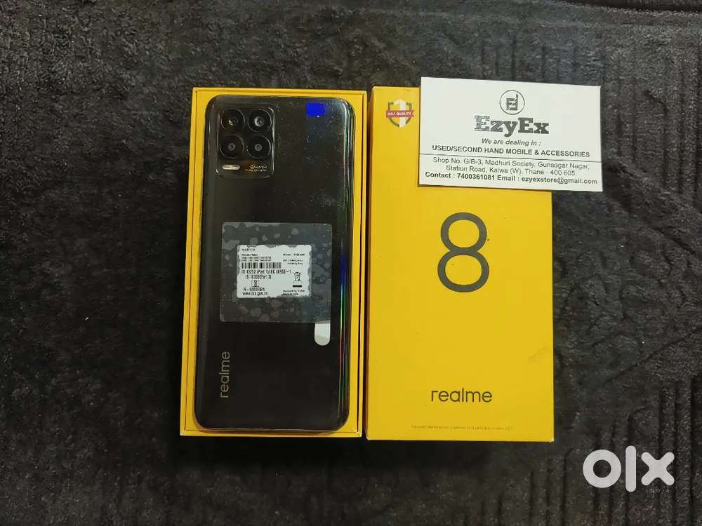 EZYEX SALE - Realme 8 (6/128 GB, Black Colour) Available!