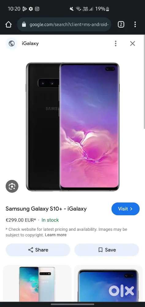 Sumsung Galaxy s10+