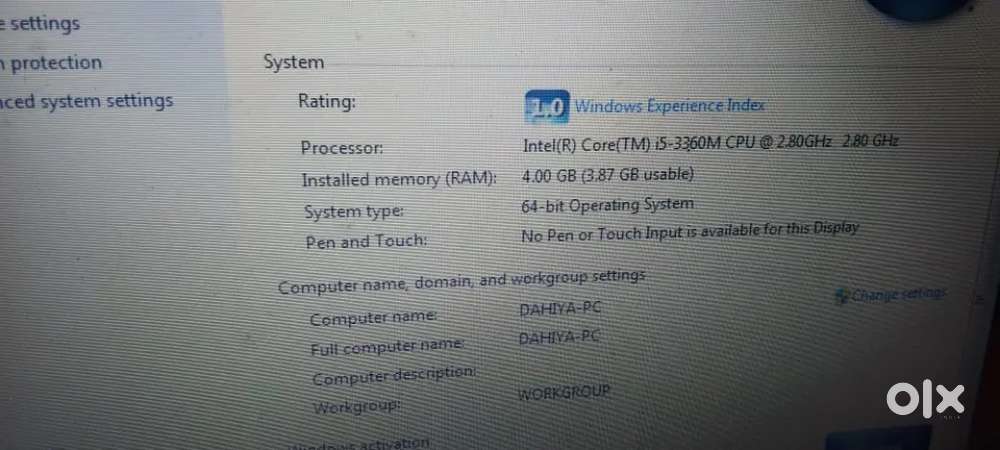 Urgent sale Krna hai hp i5 new condition
