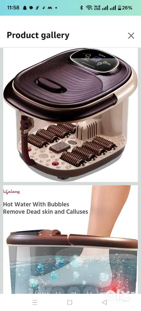 Foot spa and massager