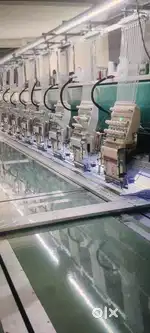 Embroidery machine operator