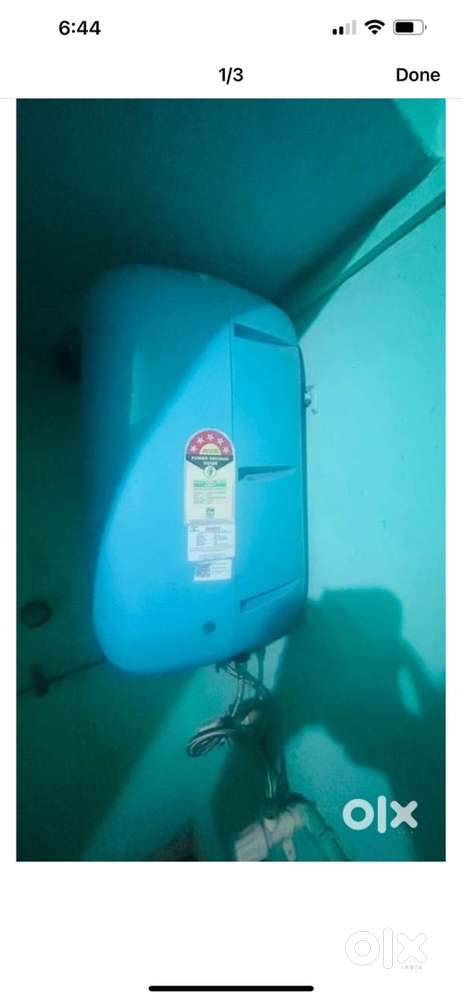 Geyser Usha 25L 2000W  1.5 yr old  perfect condition