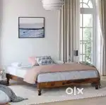 Double bed with seperate storage box and drawers