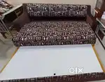 3 Seater Sofa cum bed and 3 Seater Sofa.