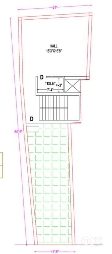 Prime Empty Land for Rent (Temporary Shed Construction Available)