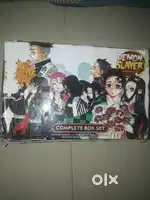 Demon slayer manga box set with all books covered