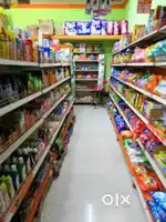 Salseman in supermarket