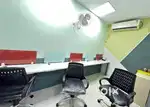 1 director Cabin 4 workstaion fully furnished office space for rent