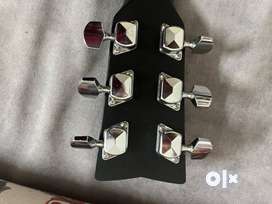 Black Yamaha guitar, barely used, looks new