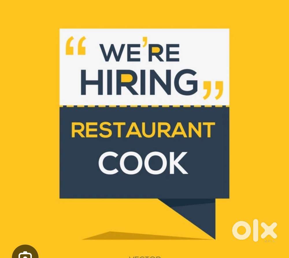 Cook , helper and assitinat cook required