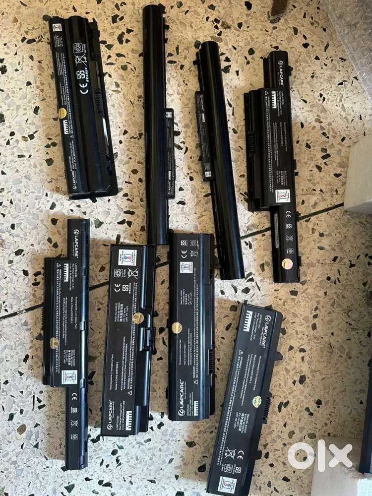 Lapcare/Dell Monitor, Printer Catrage, Laptop batteries new condition.