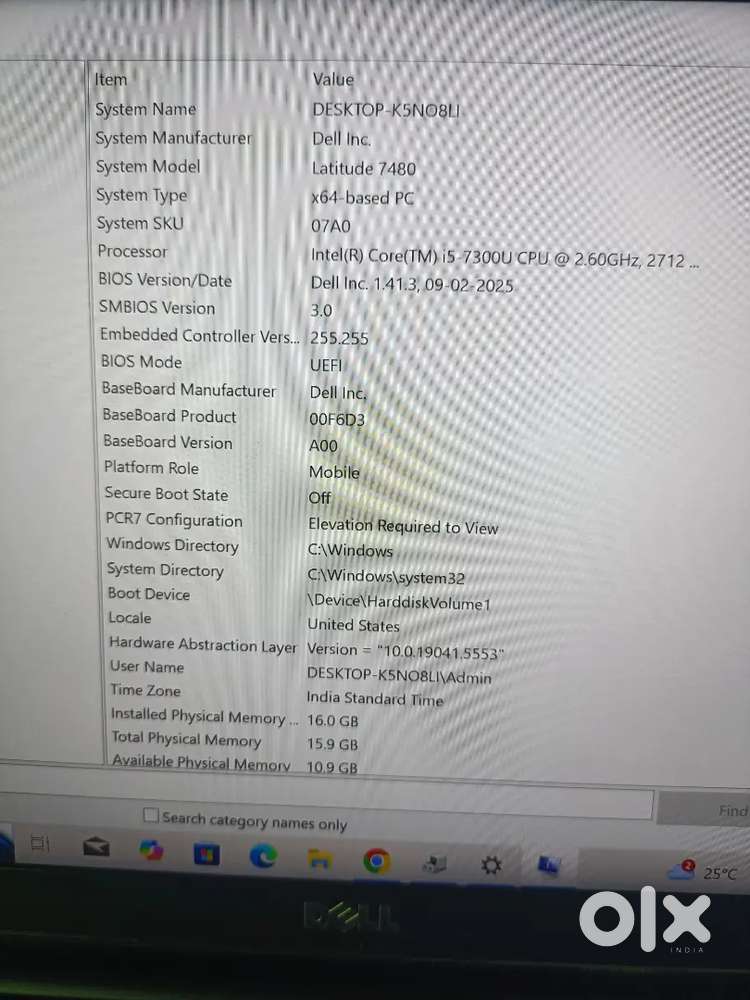 Dell laptop