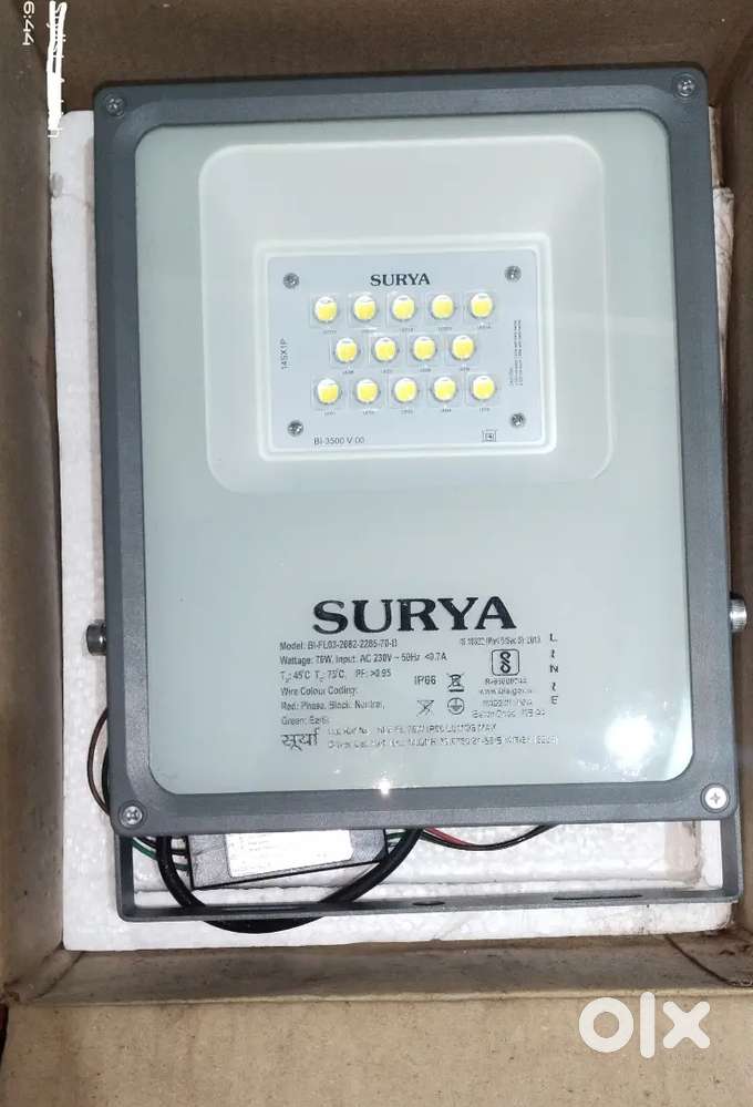 70 Watt NEW LED FLOOD LIGHT ORIGINAL SURYA COMPANY