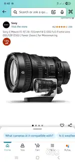 Sony 28-135 cine lens f4