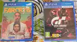 PS4 games Far cry 6 and grand turismo 6