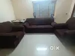 Wooden 5 Seater Sofa  Brown Colour