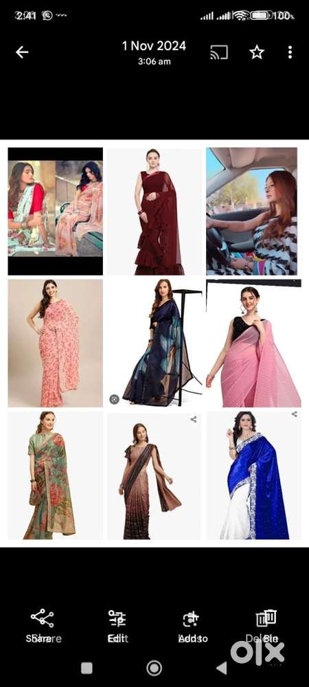 Branded wominsta sarees