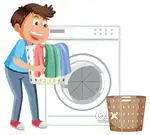 Washer cum Iron Man