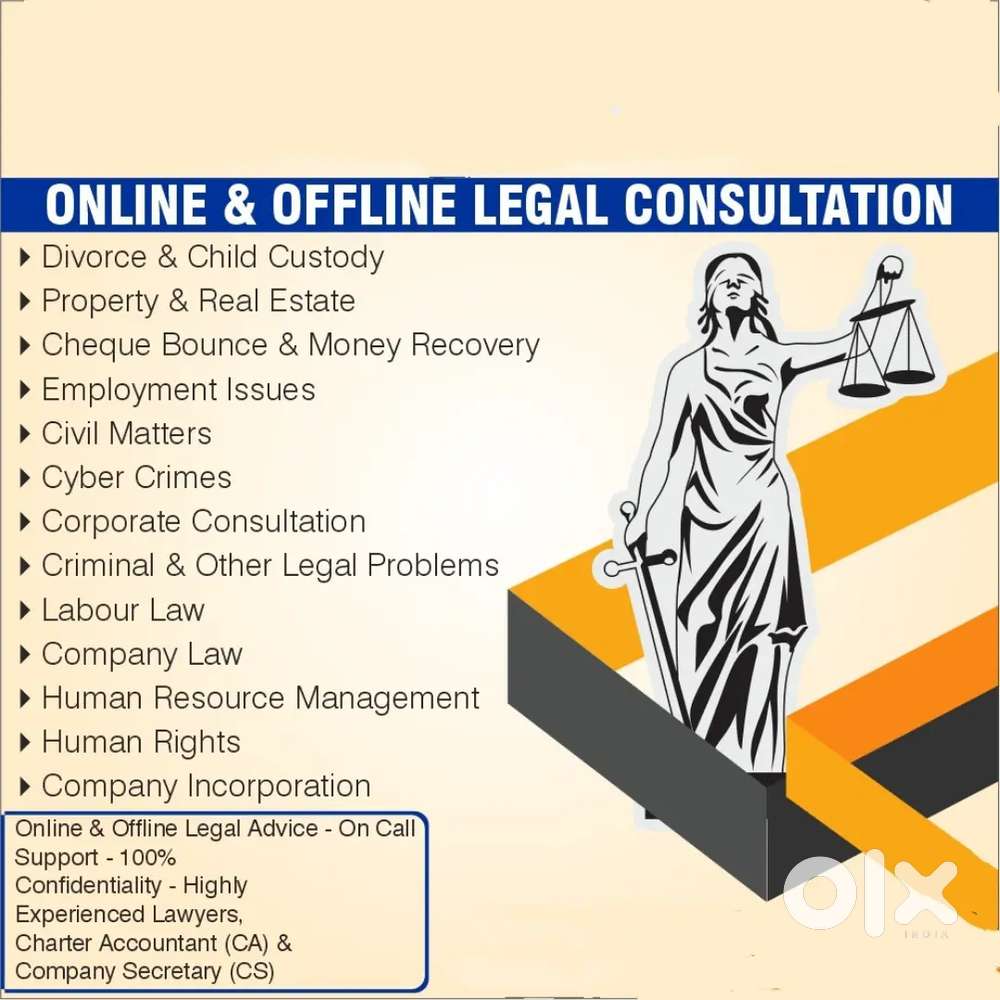 All types of legal work and certificates process available