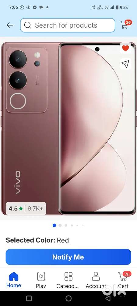 Vivo v 29 price-23k