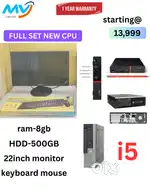 Desktop Laptop Computer Full Set Sales & Service Done  Starting @ 13,9