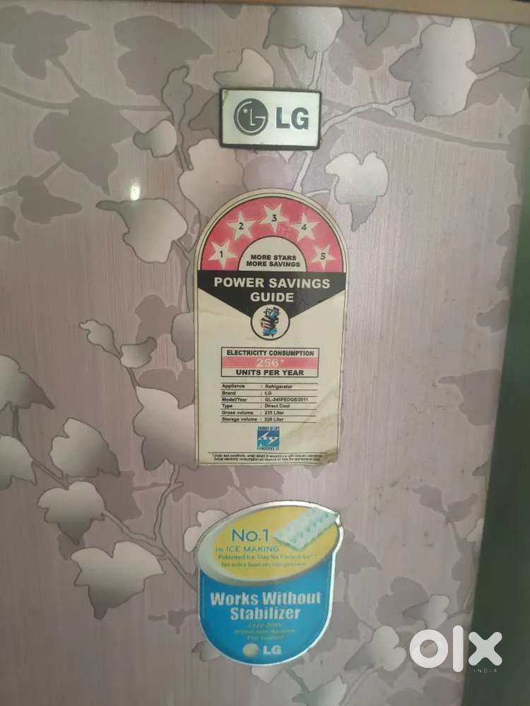 LG fridge 5 star