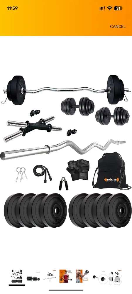 Gym Equipments for home workout