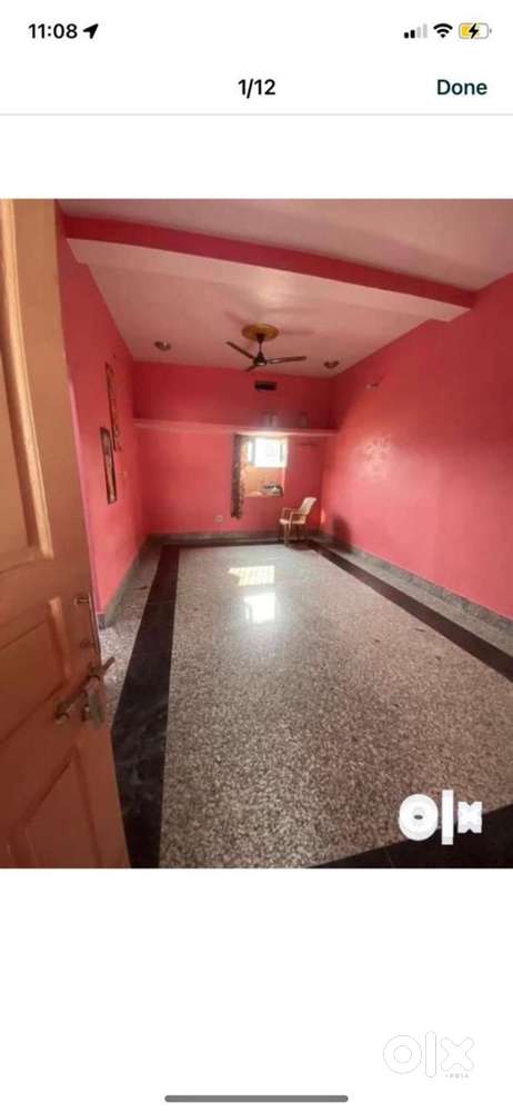 1 double size room with kitchen and bathroom