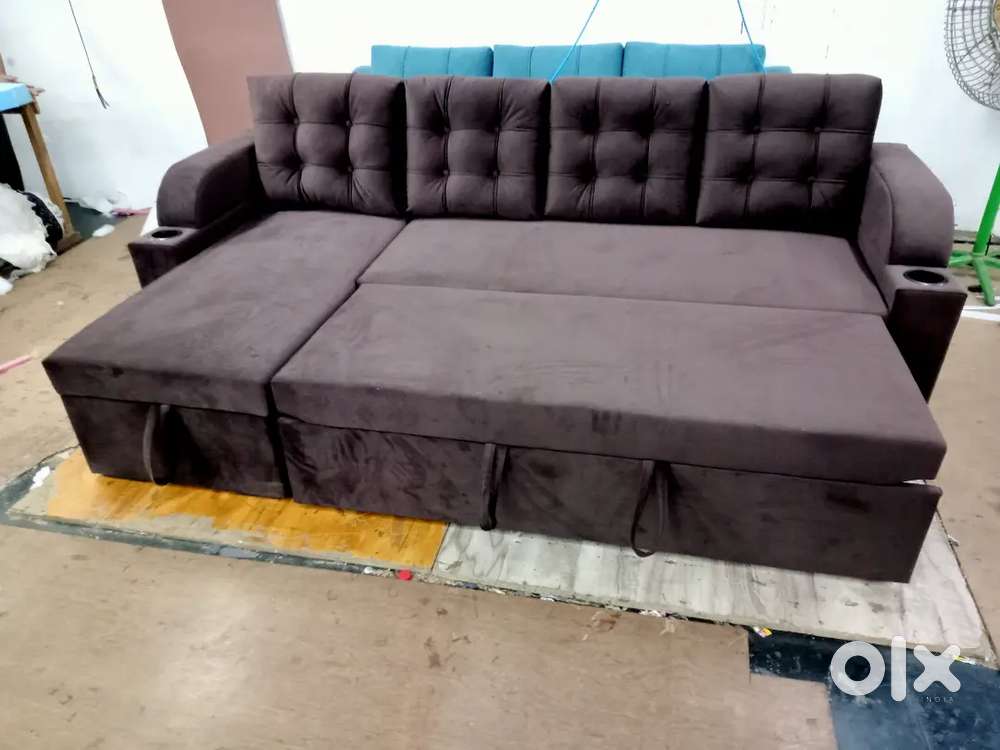 Brand new L shape sofa cumbed at reasonable price