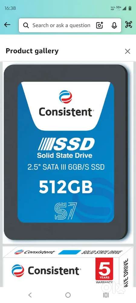 SSD 512 gb with warranty