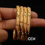 DEVI BANGLES GOLD PLATED.4 PIECES