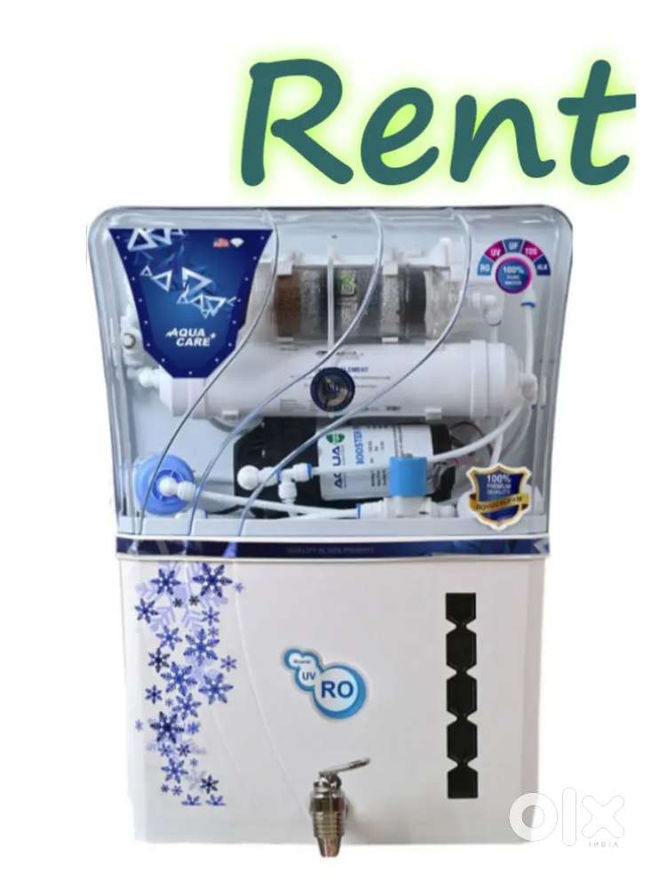 Water purifier available on rent