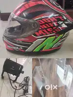 KTM Rc new visor,Bilmola helmet, BoBo mobile holder with charger