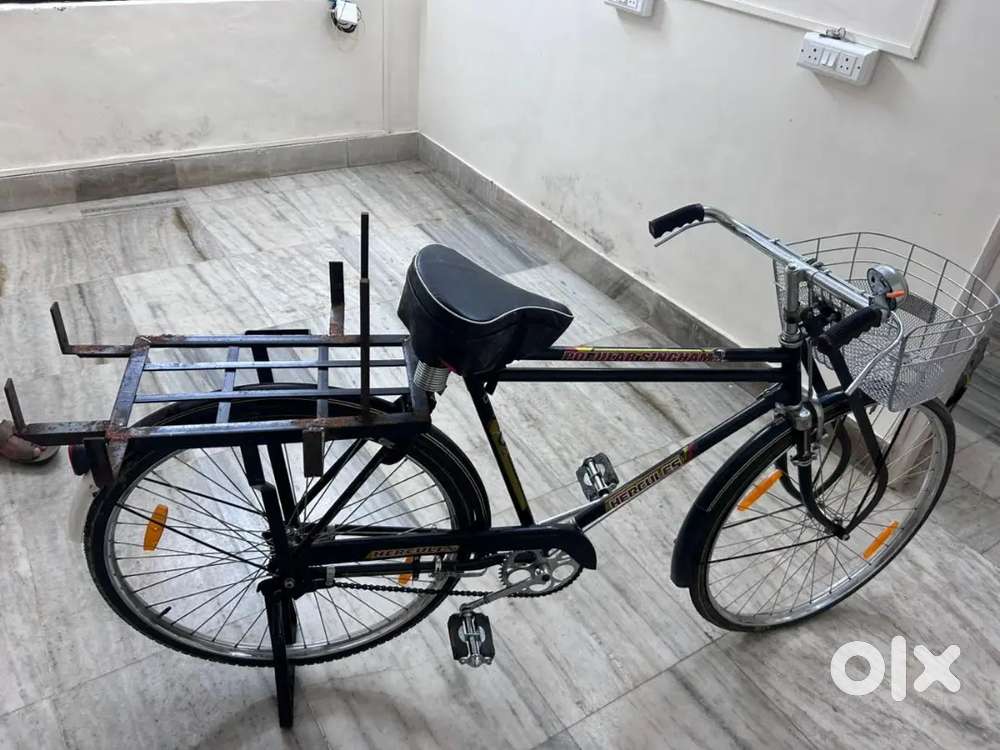 Cycle with front and back carier