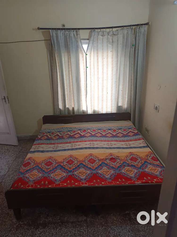 For boy/couple, One room set double bed mattress fridge almira fan