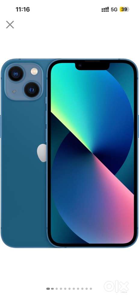 iPhone 13 blue color 128 gb